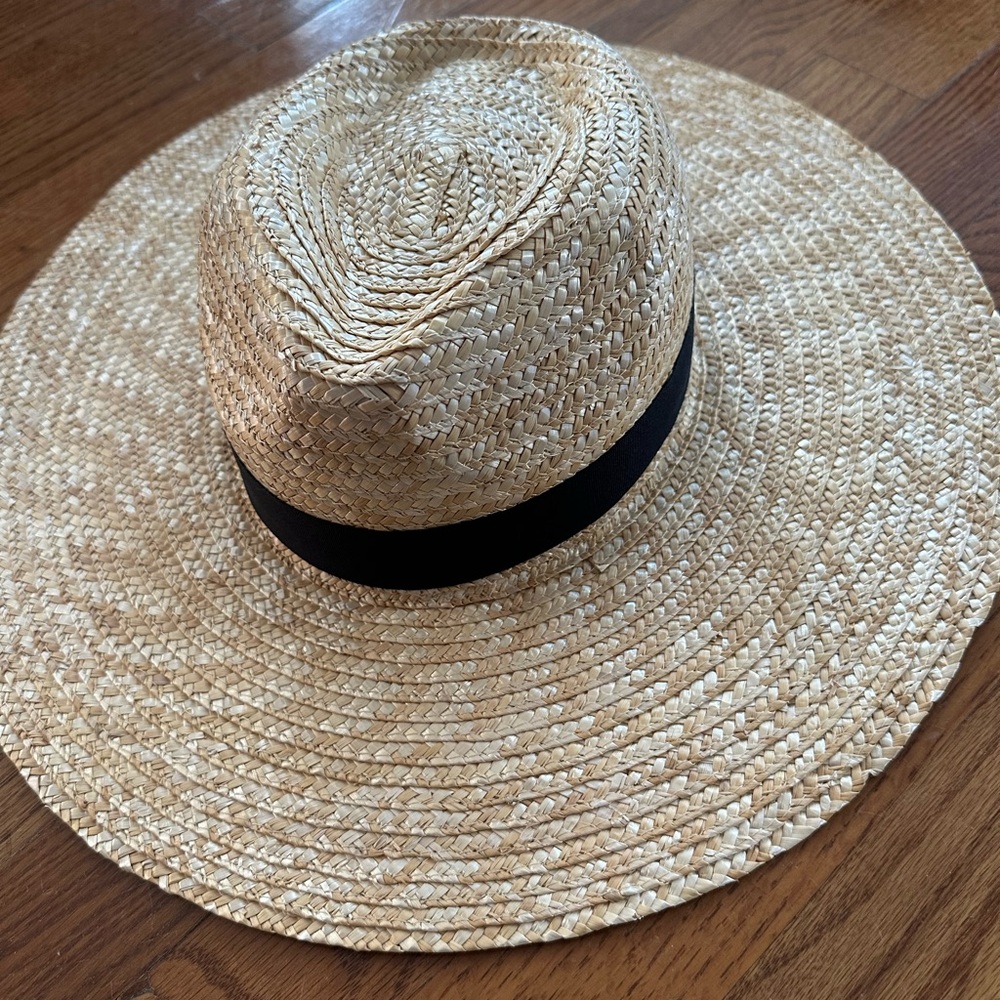 NWT Lack Of Color Wide-Brimmed Straw Hat